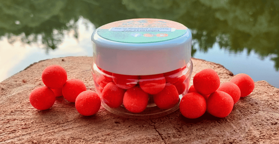 pomerančové plovoucí boilies 16mm